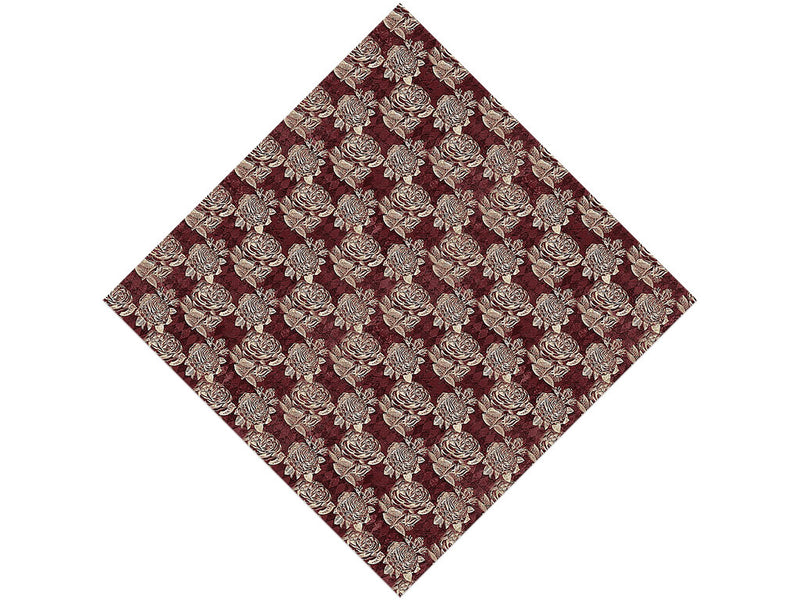 Damask Roses Gothic Vinyl Wrap Pattern
