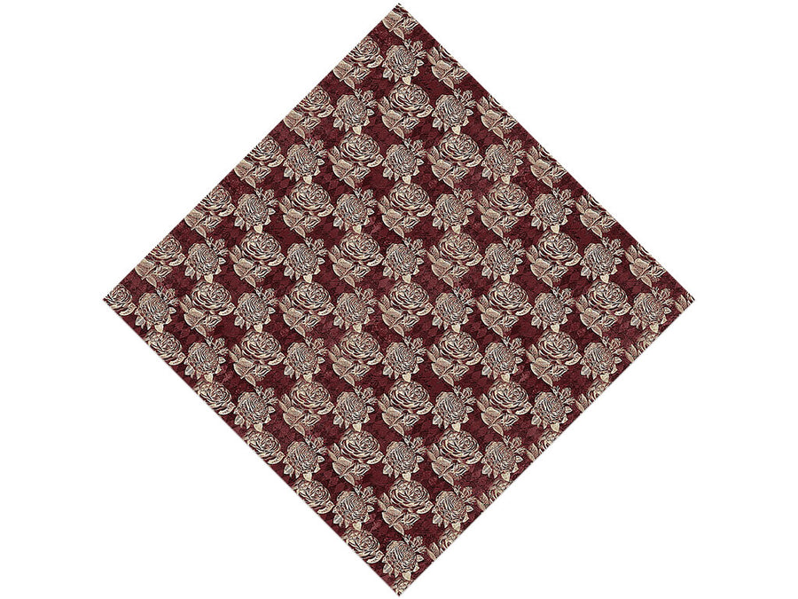 Damask Roses Gothic Vinyl Wrap Pattern