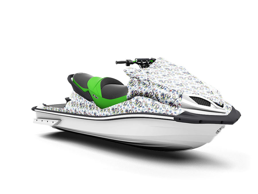 Dancing Serpents Mystic Jet Ski Vinyl Customized Wrap