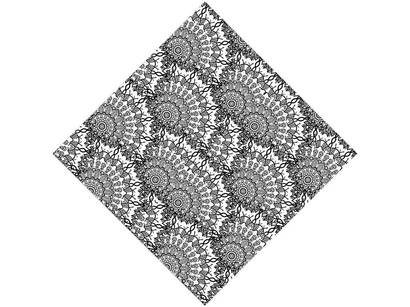 Dancing Spirals Mandala Vinyl Wrap Pattern