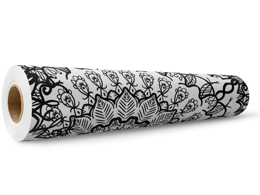 Dancing Spirals Mandala Wrap Film Wholesale Roll~Rwraps Series 914 Digitally Printed Vinyl Roll~5