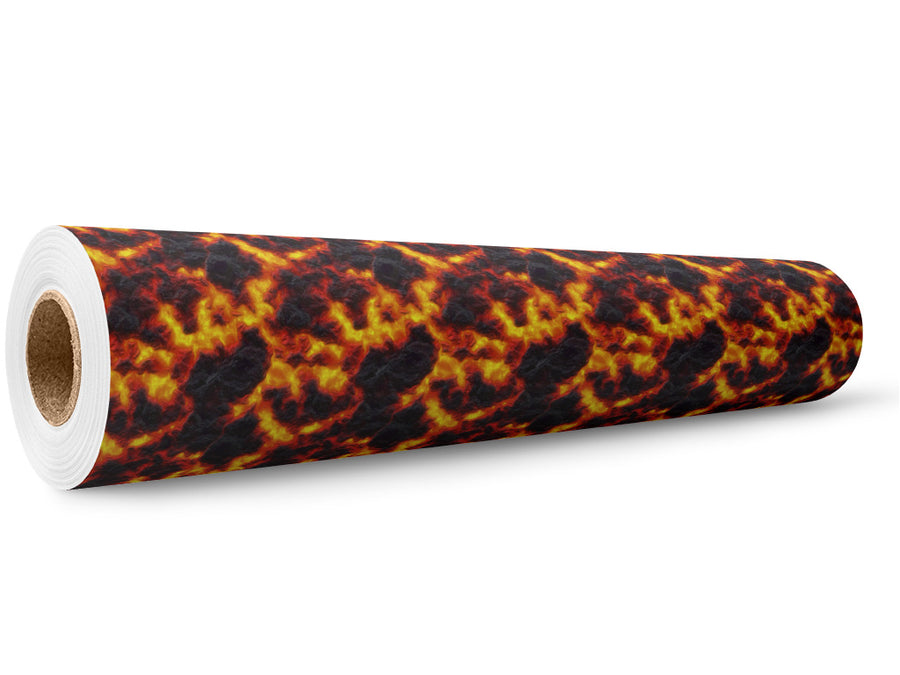 Dangerous Hotspot Lava Wrap Film Wholesale Roll~Rwraps Series 914 Digitally Printed Vinyl Roll~5