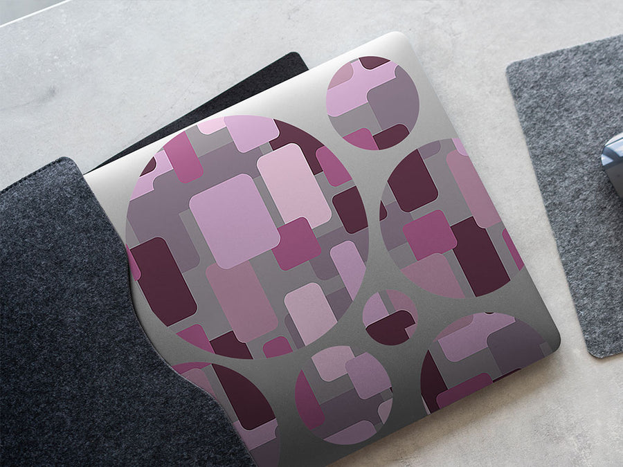 daphne blake abstract geometric DIY Laptop Stickers
