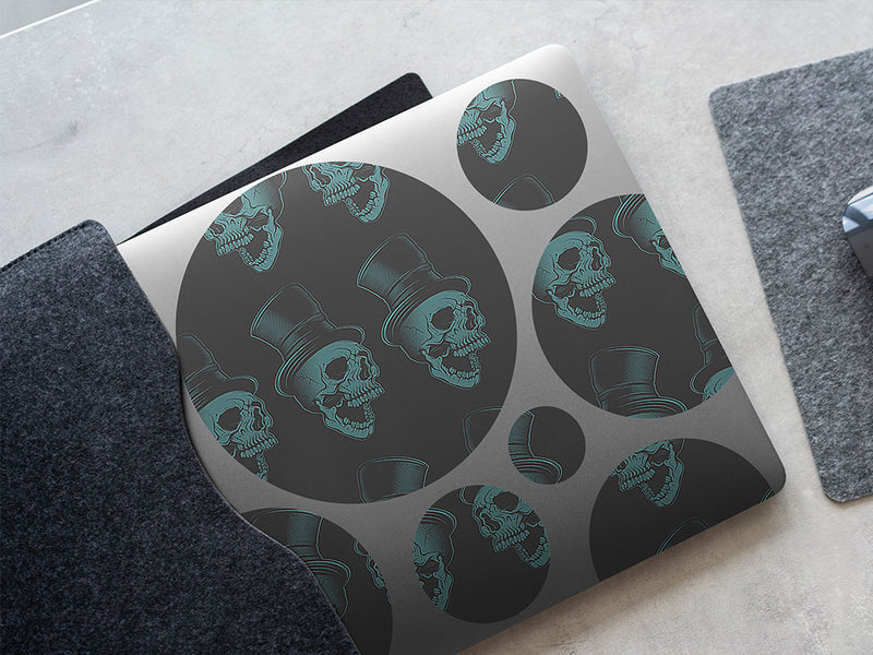 dapper dan skull and bones DIY Laptop Stickers