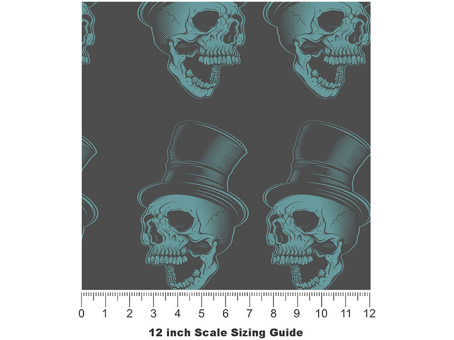 Dapper Dan Halloween Vinyl Film Pattern Size 12 inch Scale~Rwraps Dapper Dan Halloween Sizing Chart~2