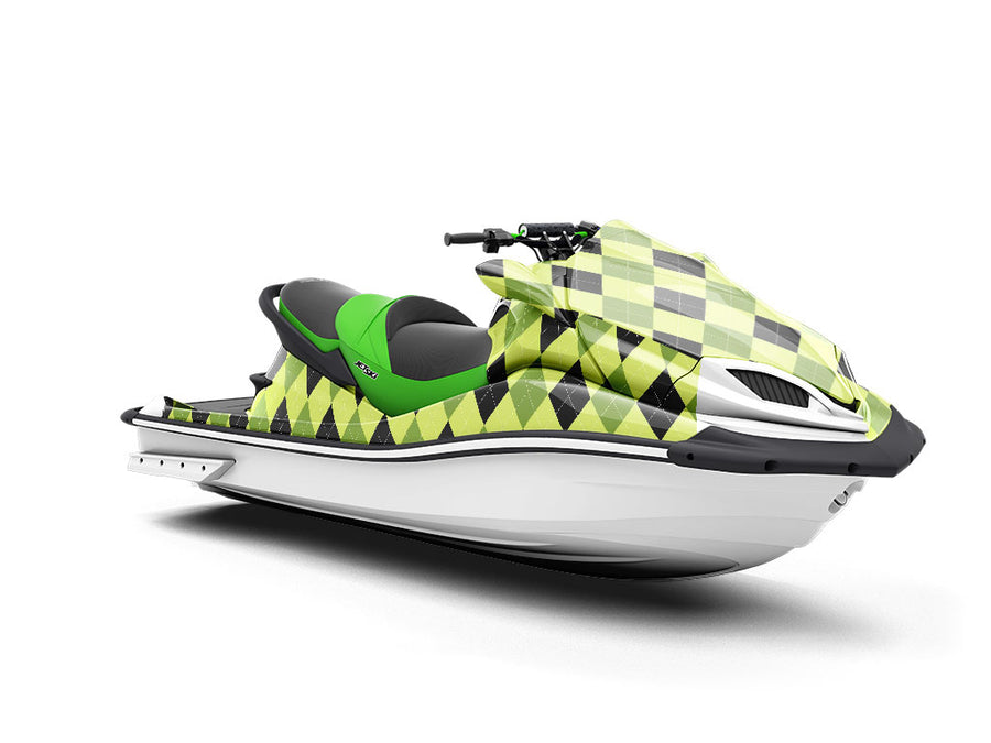 Dapper Envy Argyle Jet Ski Vinyl Customized Wrap