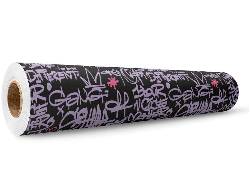 Dare to Be Graffiti Wrap Film Wholesale Roll~Rwraps Series 914 Digitally Printed Vinyl Roll~5