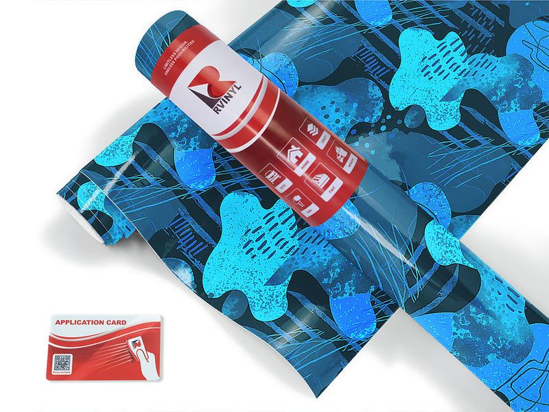 daring escapades watercolor Craft Vinyl Roll