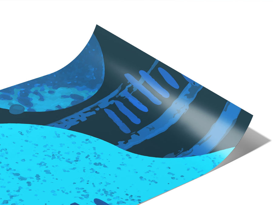 Daring Escapades Watercolor Vinyl Wraps~Rwraps Series 914 Digitally Printed Vinyl Wrap~0