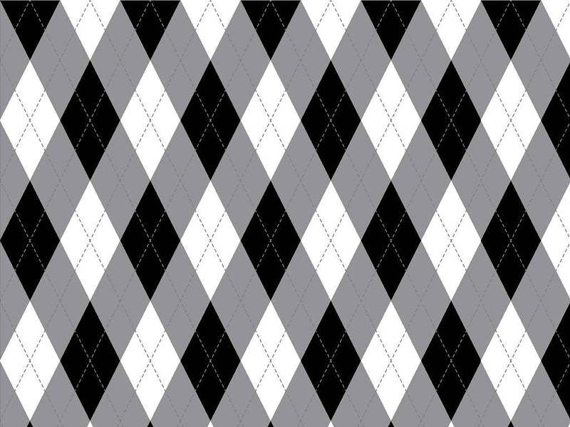 Dark Carbon Argyle Vinyl Wrap Pattern~Rwraps Series 914 Digitally Printed Vinyl Wrap~0
