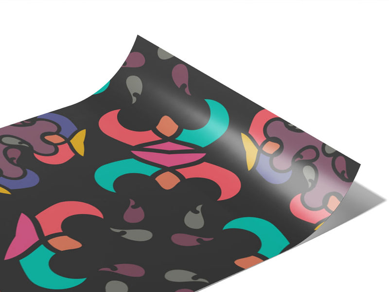 Dark Combat Art Deco Vinyl Wraps~Rwraps Series 914 Digitally Printed Vinyl Wrap~0