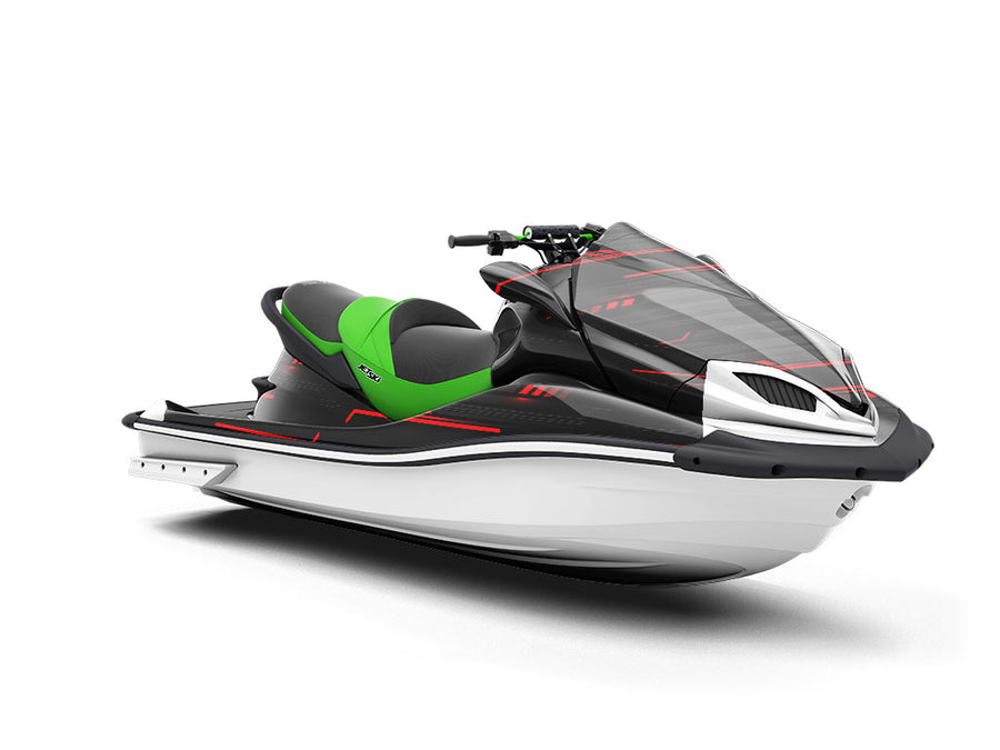 Dark Crimson Technology Jet Ski Vinyl Customized Wrap