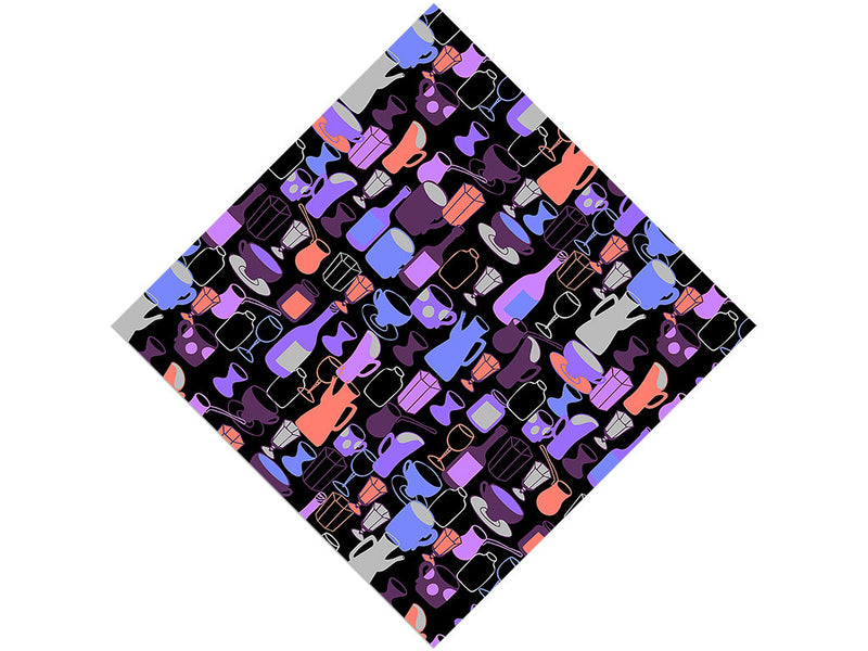 Dark Decanters Alcohol Vinyl Wrap Pattern