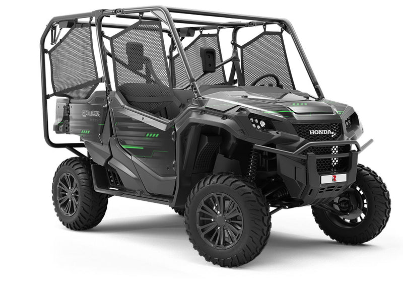 Dark Emerald Technology Utility Vehicle Vinyl Wrap