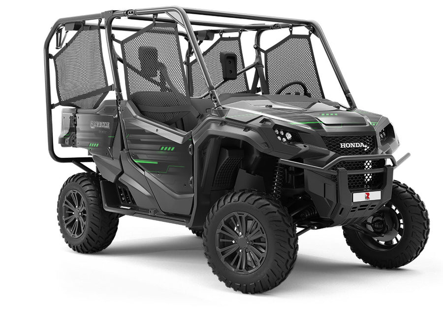 Dark Emerald Technology Utility Vehicle Vinyl Wrap