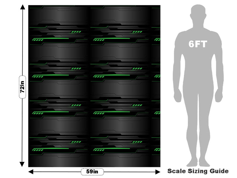 Dark Emerald Technology Vehicle Wrap Scale~Rwraps Series 914 Dark Emerald Technology Measurements~2