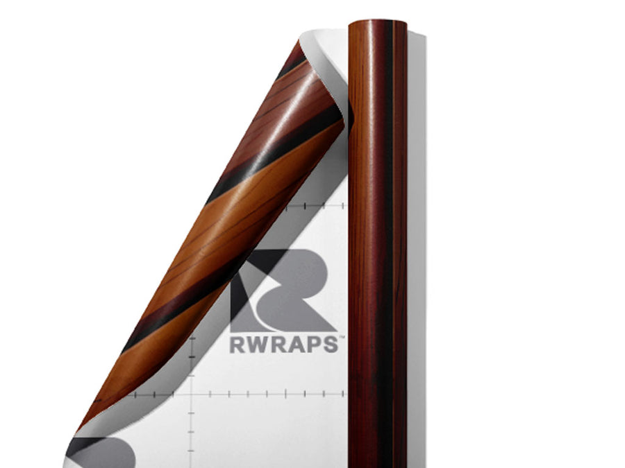 Dark Gradient Wood Plank Wrap Film Sheets~Rwraps Series 914 Dark Gradient Wood Plank Scrolled Sheet~4