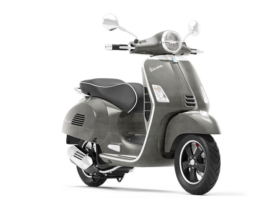 Dark Gray Concrete Vespa Scooter Wrap Film