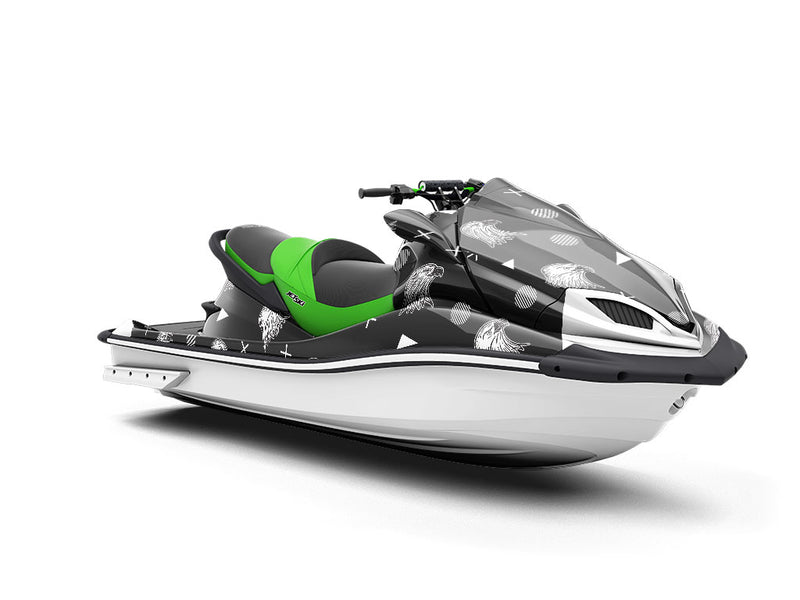 Dark Harpies Birds Jet Ski Vinyl Customized Wrap