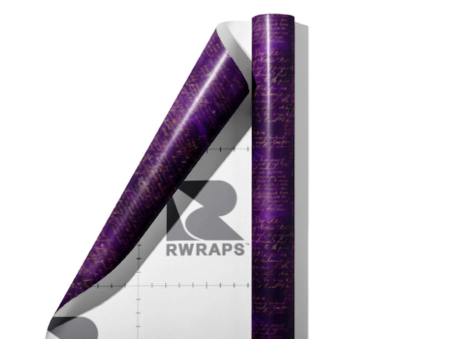 Dark Incantation Witch Wrap Film Sheets~Rwraps Series 914 Dark Incantation Witch Scrolled Sheet~3