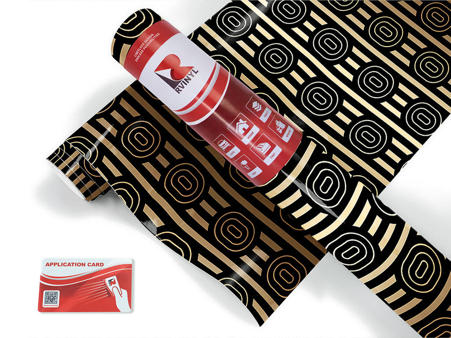 dark money art deco Craft Vinyl Roll