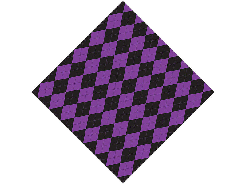 Dark Orchid Argyle Vinyl Wrap Pattern