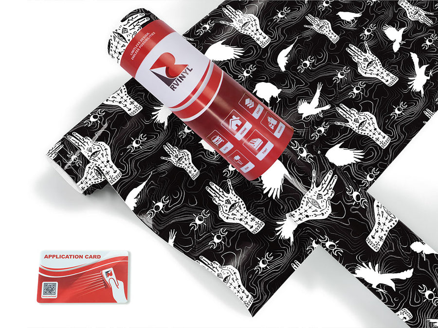 dark palmistry horror Craft Vinyl Roll