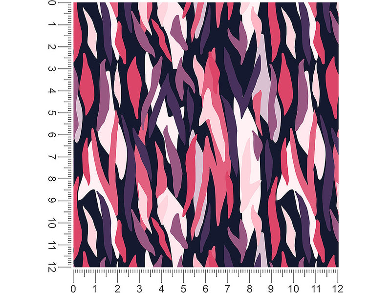 dark raven abstract geometric 1ft x 1ft Craft Sheets