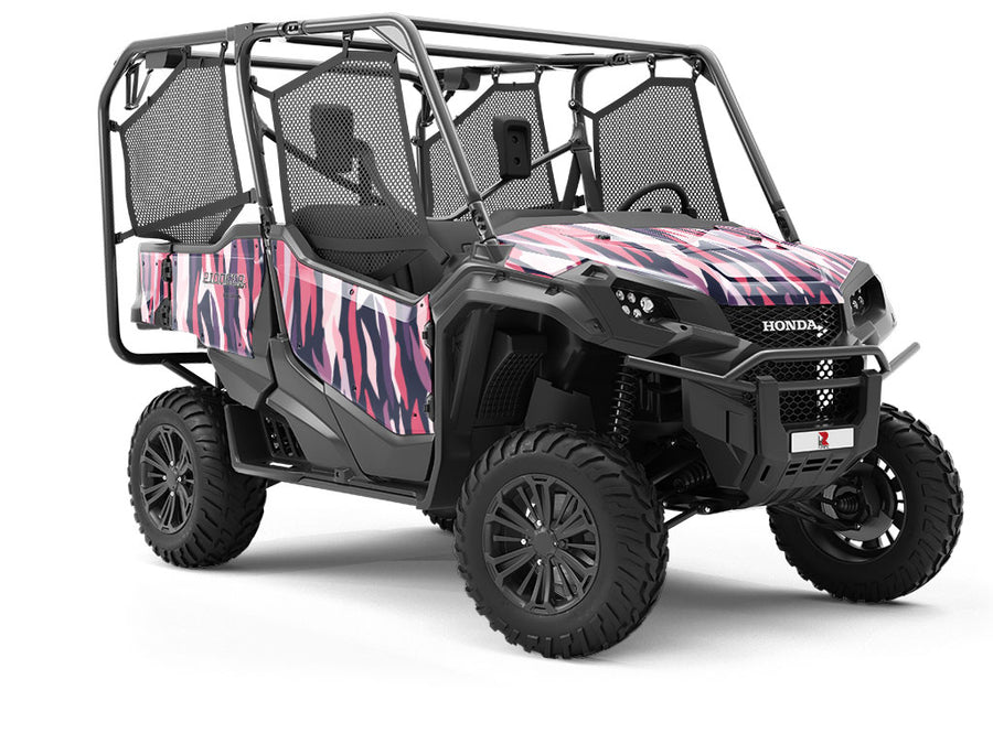 Dark Raven Abstract Utility Vehicle Vinyl Wrap