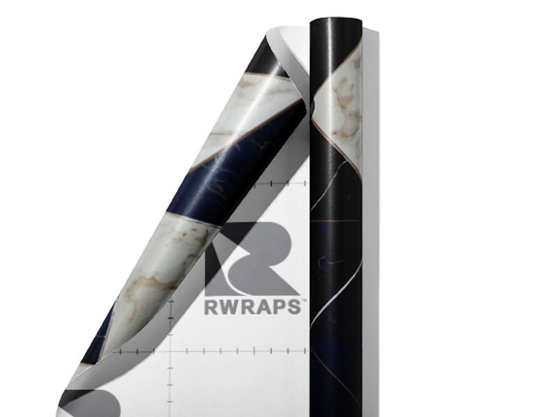 Dark Reflection Tile Wrap Film Sheets~Rwraps Series 914 Dark Reflection Tile Scrolled Sheet~4