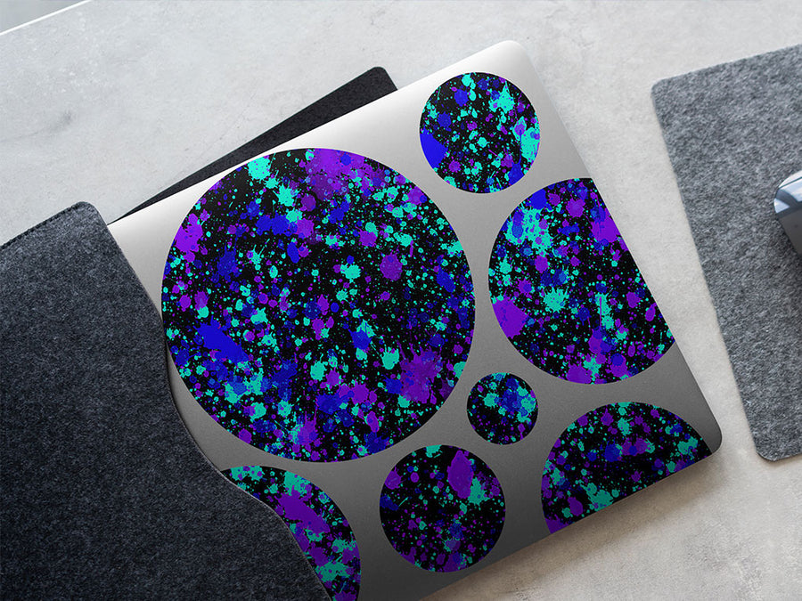 dark skies paint splatter DIY Laptop Stickers