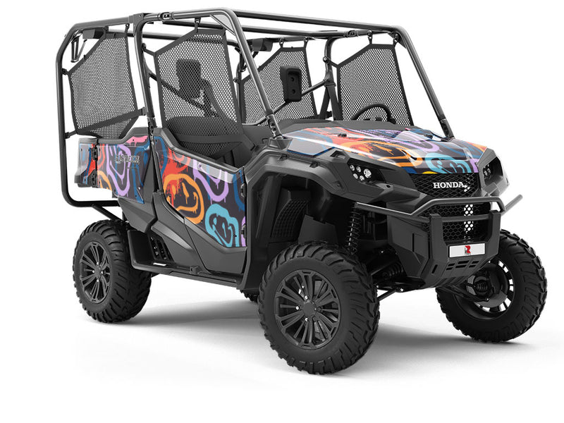 Dark Smiles Graffiti Utility Vehicle Vinyl Wrap