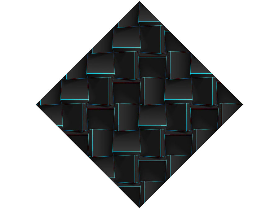 Dark Stairs Optical Illusion Vinyl Wrap Pattern