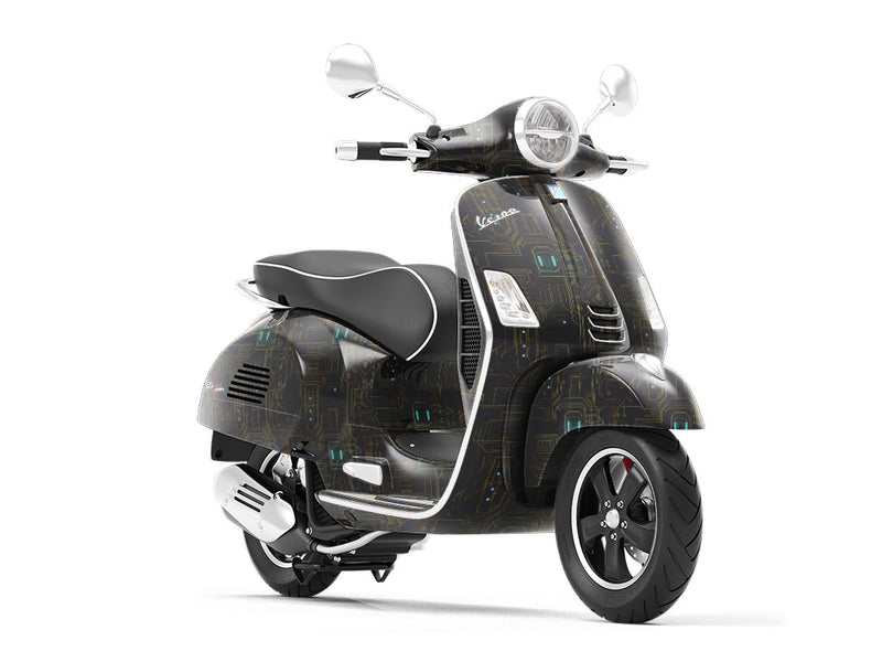 Dark Sunshine Technology Vespa Scooter Wrap Film