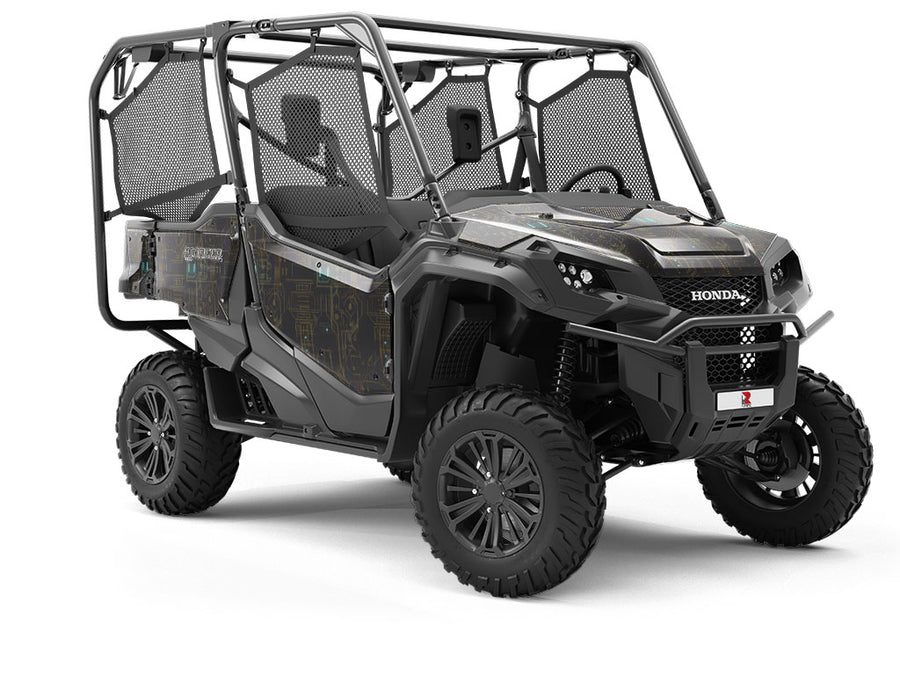 Dark Sunshine Technology Utility Vehicle Vinyl Wrap