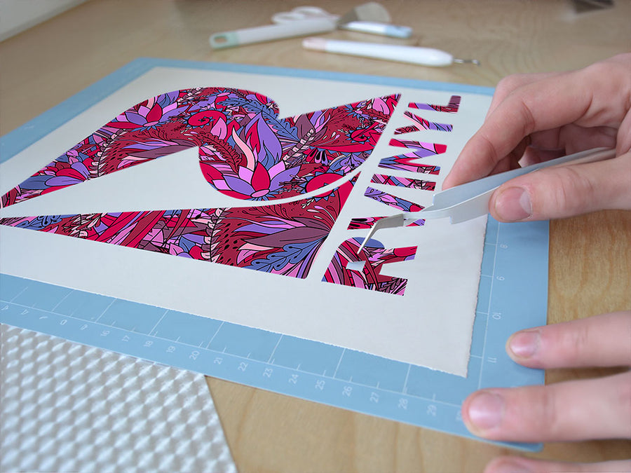 dark tango floral Easy Weed Craft Vinyl
