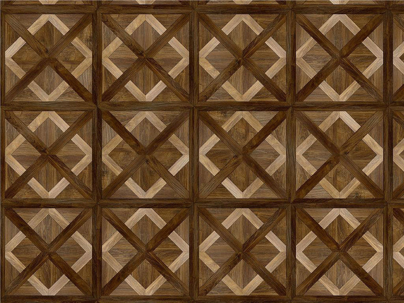 Dark Walnut Wooden Parquet Vinyl Wrap Pattern~Rwraps Series 914 Digitally Printed Vinyl Wrap~0