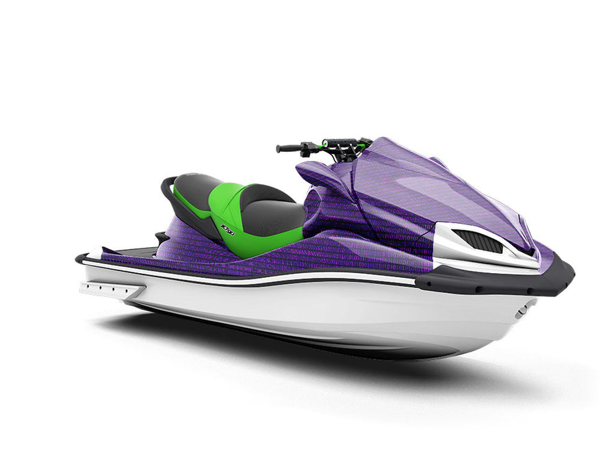 Dark Web Technology Jet Ski Vinyl Customized Wrap