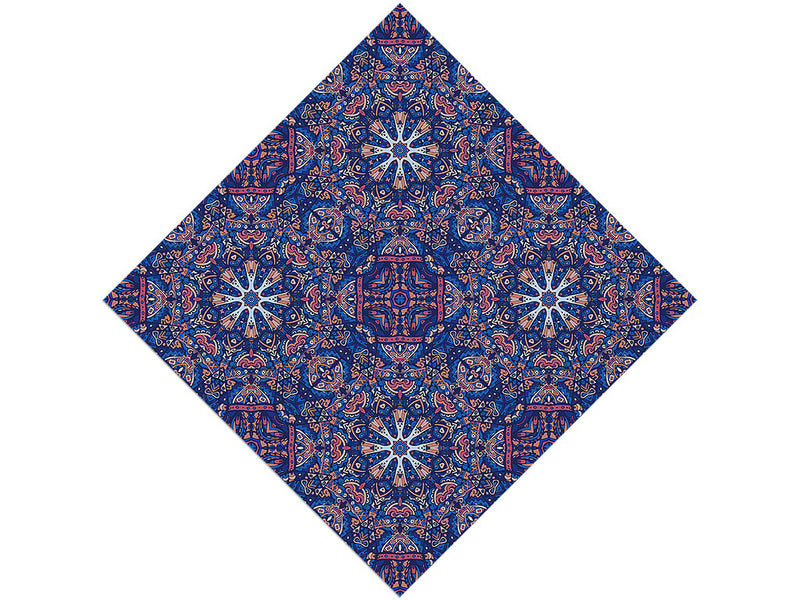 Darkened Snowflake Mandala Vinyl Wrap Pattern