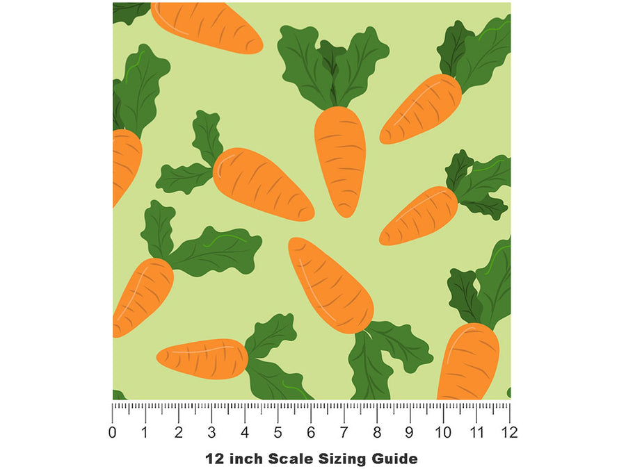Darling Danvers Vegetable Vinyl Film Pattern Size 12 inch Scale~Rwraps Darling Danvers Vegetable Sizing Chart~2