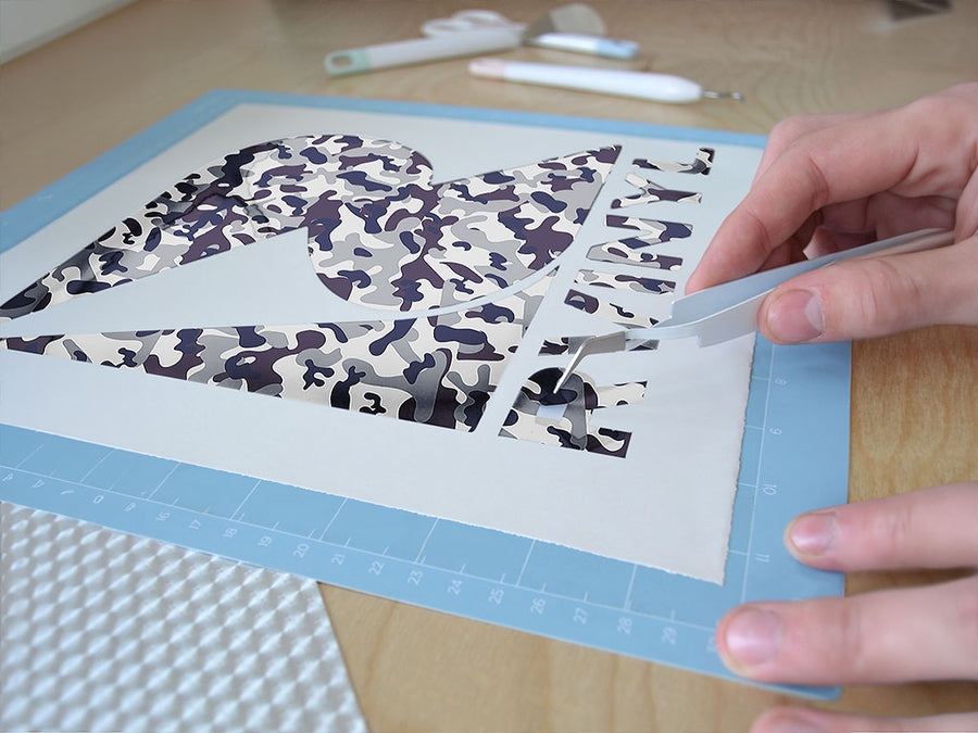 dawn dpm camouflage Easy Weed Craft Vinyl