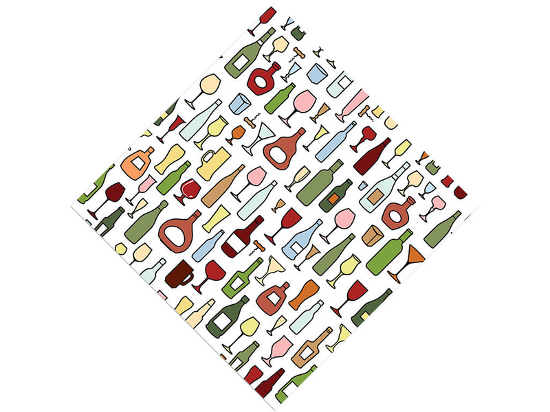 Day Cap Alcohol Vinyl Wrap Pattern