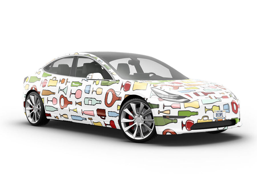Day Cap Alcohol Vehicle Vinyl Wrap