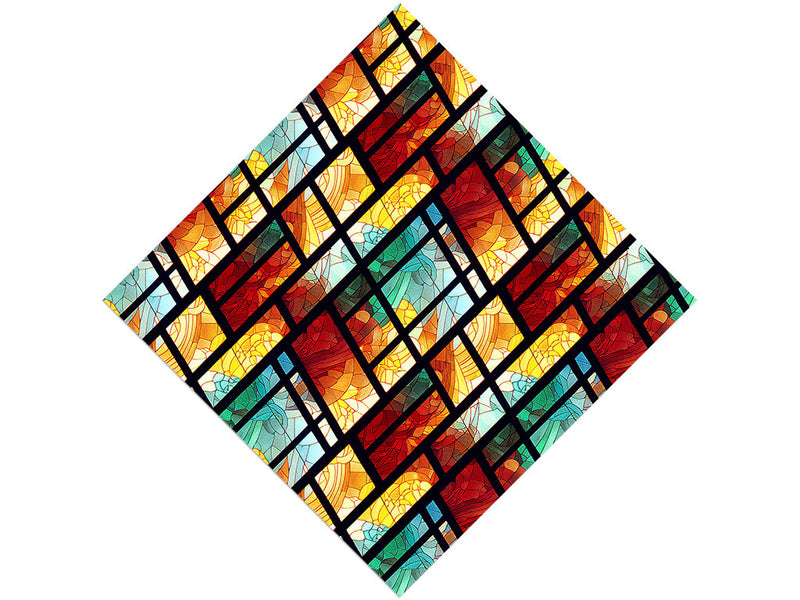 Daylight Panels Stained Glass Vinyl Wrap Pattern