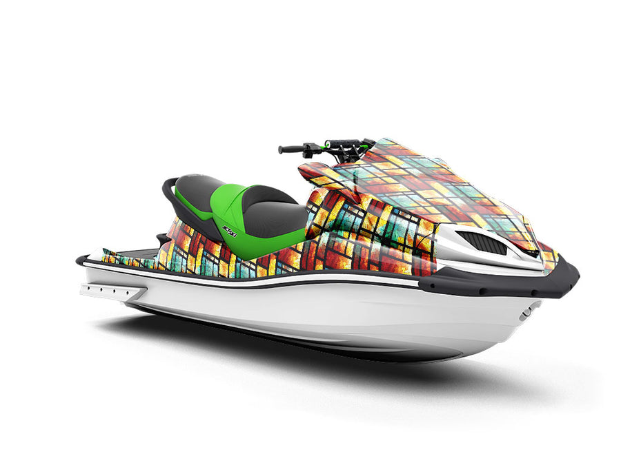 Daylight Panels Stained Glass Jet Ski Vinyl Customized Wrap