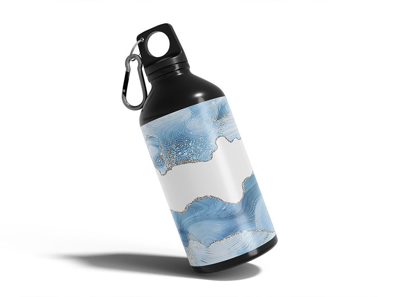 daytime blues gemstone films Water Bottle DIY Stickers