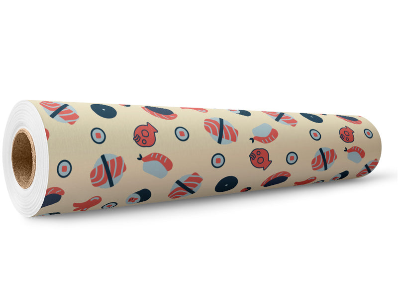 Daytime Dinner Food Wrap Film Wholesale Roll~Rwraps Series 914 Digitally Printed Vinyl Roll~5