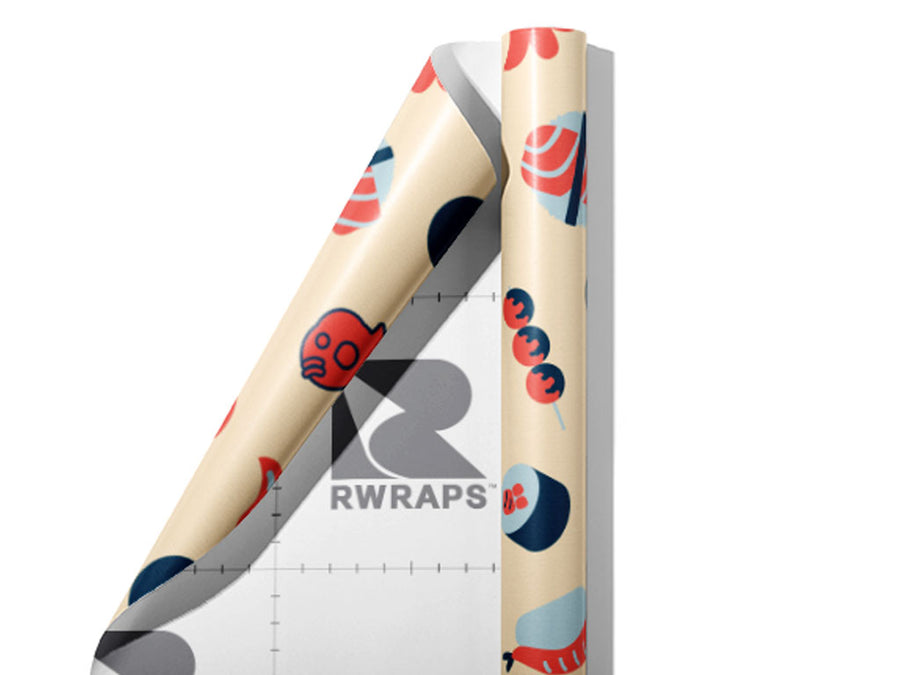 Daytime Dinner Food Wrap Film Sheets~Rwraps Series 914 Daytime Dinner Food Scrolled Sheet~3