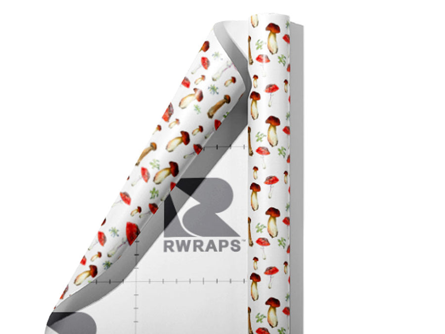 Daytime Fungus Mushroom Wrap Film Sheets~Rwraps Series 914 Daytime Fungus Mushroom Scrolled Sheet~3