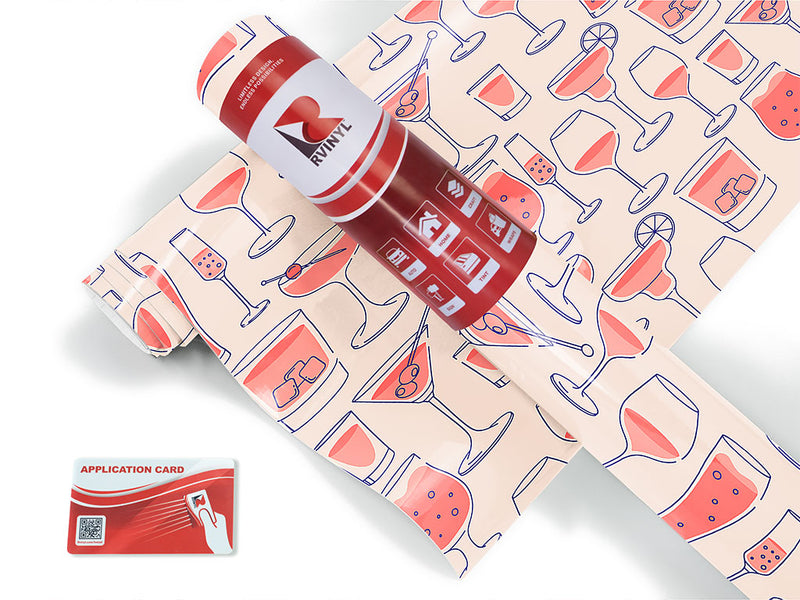 daytime rosé alcohol Craft Vinyl Roll